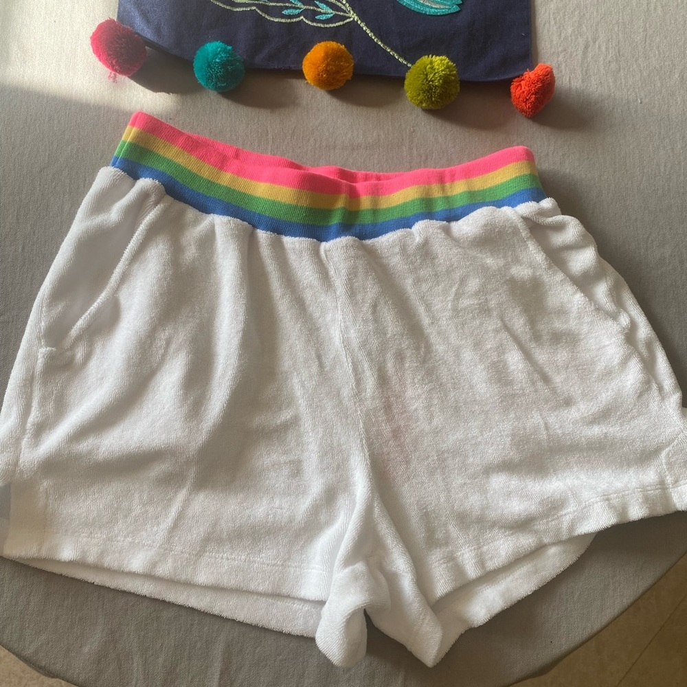 Sundry White and Pink Short